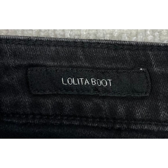 Lucky Brand Jeans Lolita Boot Cut Women's 10/30 L Stretch Black Denim Pants - Picture 6 of 12